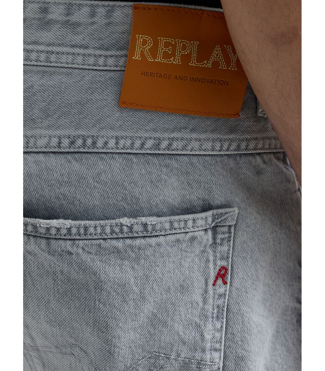 レギュラースリム WILLBI ライトグレーデニム 詳細画像 ライトグレー 7